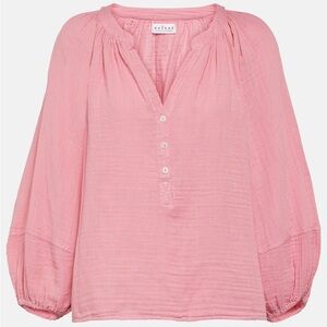 New With tags Velvet by Graham & Spencer 100% cotton gauze blouse